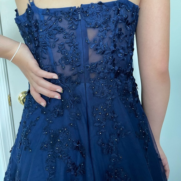 Xscape Chiffon Ballgown - Picture 6 of 12